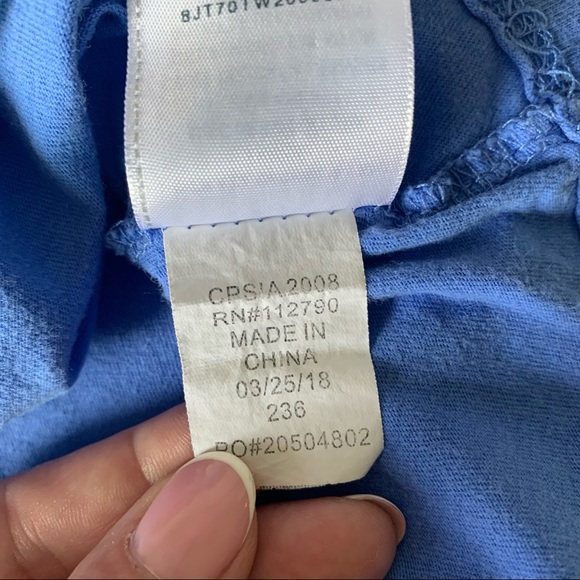 True Religion Graphic Logo Striped Sleeve T-Shirt - Picture 10 of 12